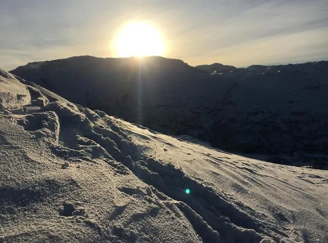 Reinunga Eco Hytta - Mountain Near Accessible Only By Train Or Bike Myrdal